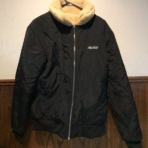 Palace black reverso Sherpa jacket